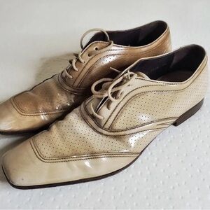 NICE Men’s Prada Dress Shoes Prada Size 9.5 US 10.5 10 1/2 USA Brown Tan Beige